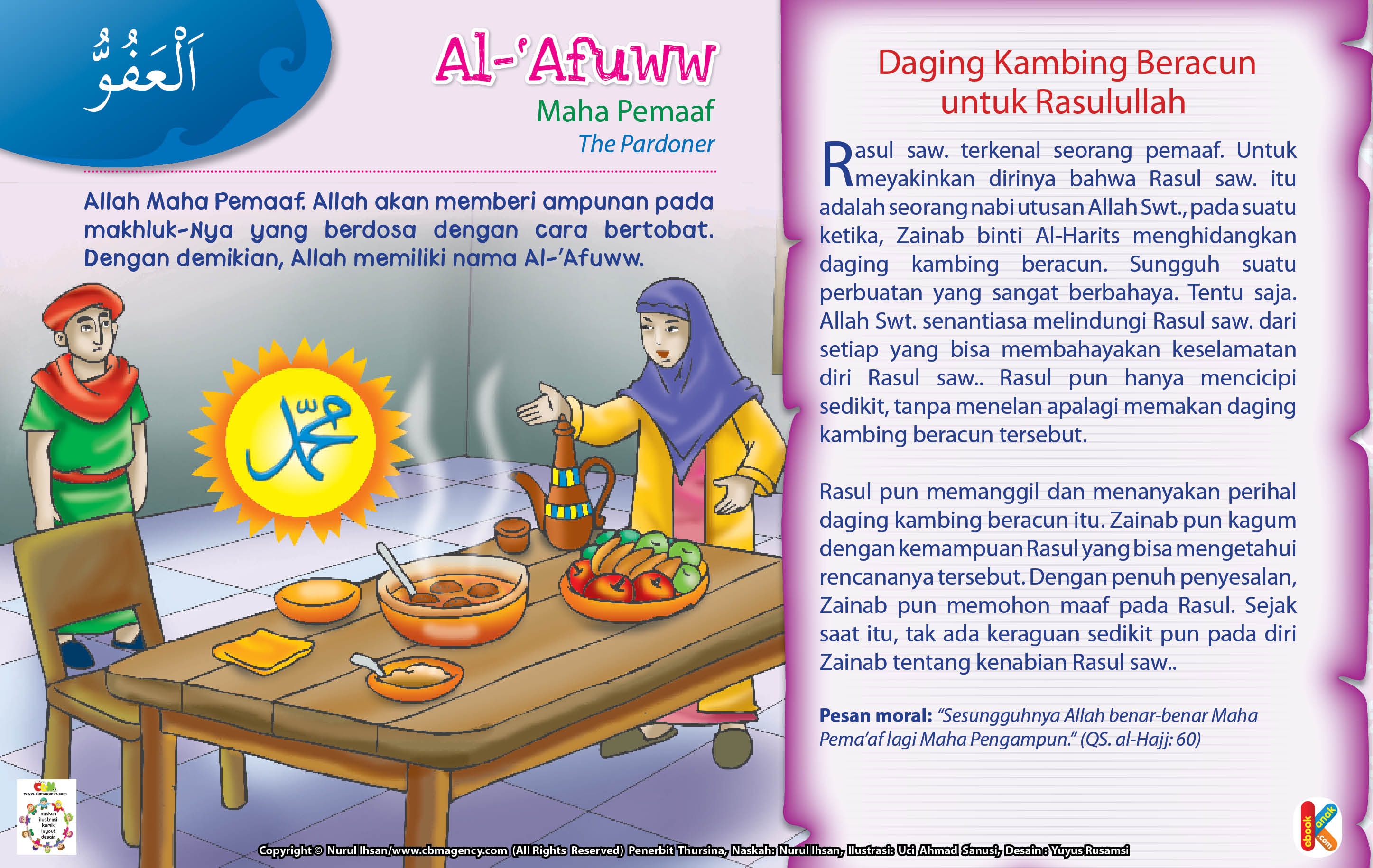 Kisah Asmaul Husna Al Afuww Ebook Anak