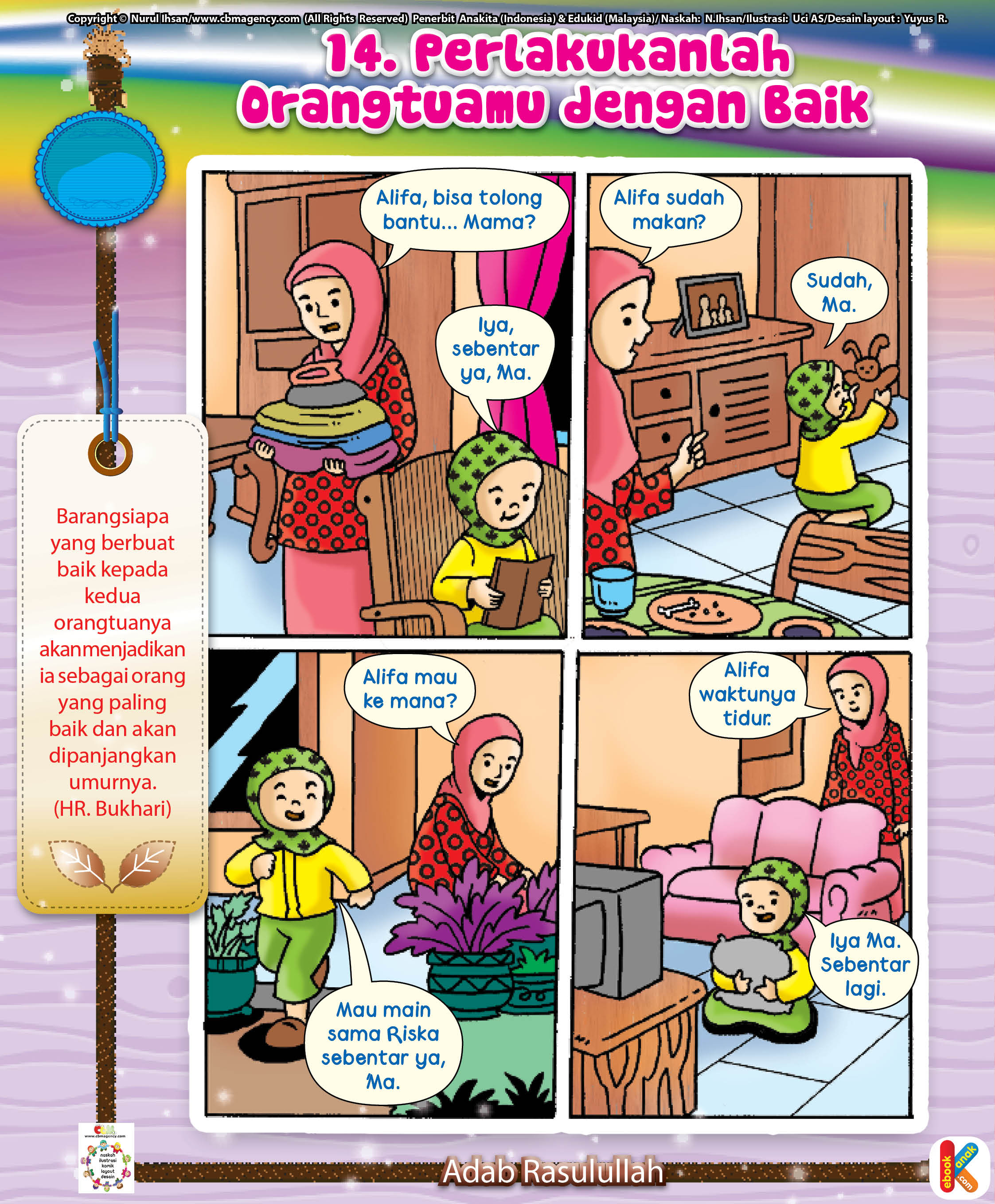 Komik Adab Memuliakan Orangtua | Ebook Anak