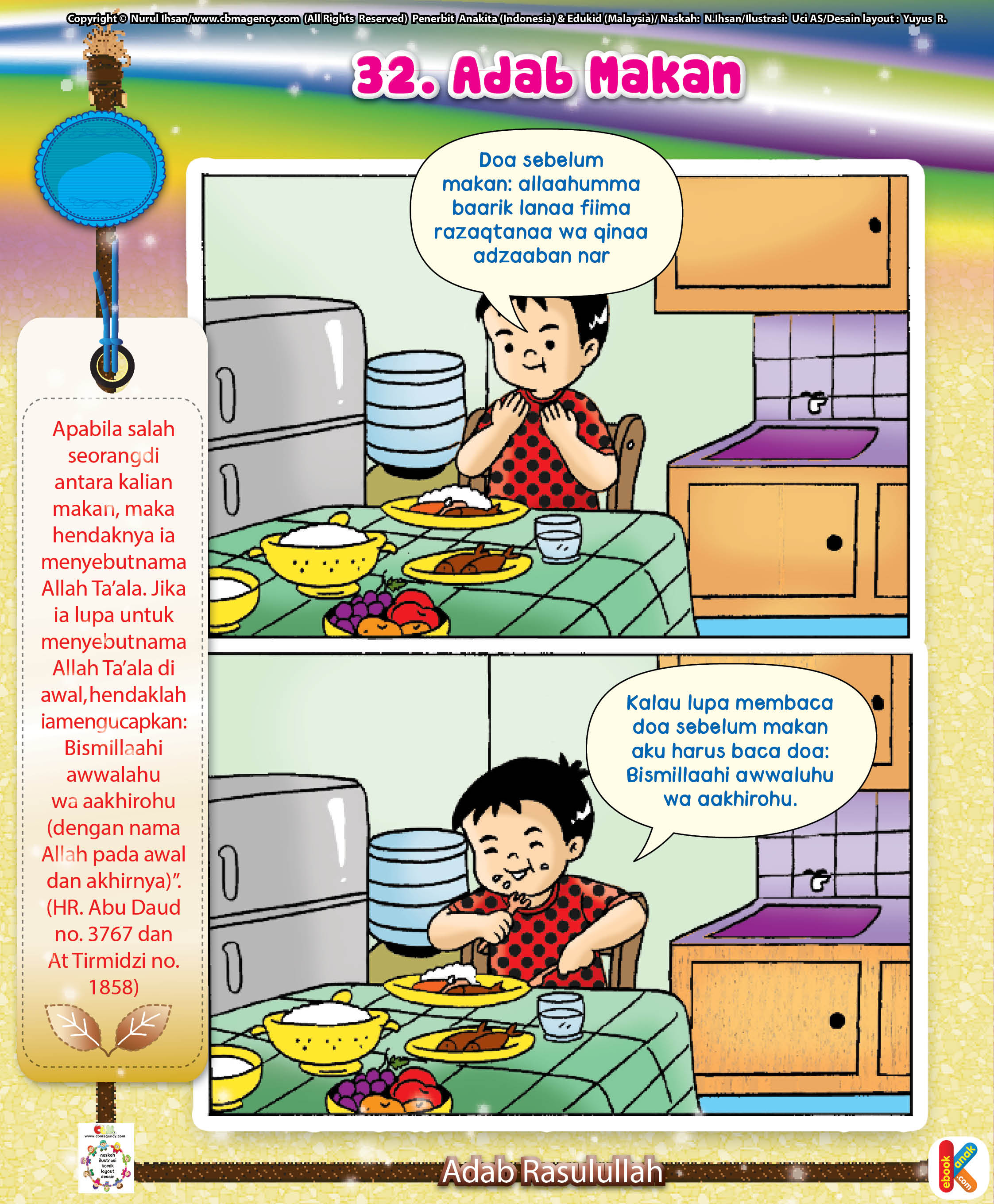 Komik Adab Makan Ebook Anak