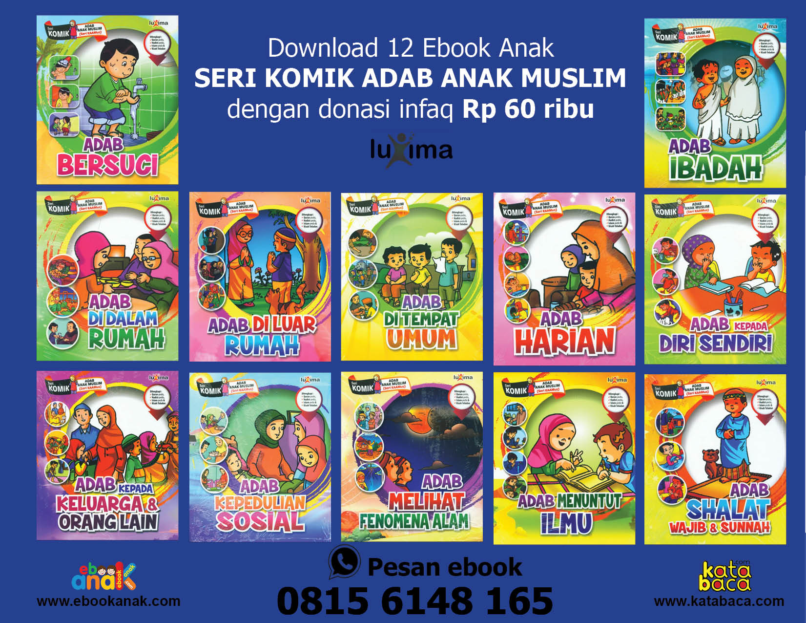 download 12 ebook anak seri komik adab anak muslim dengan donasi