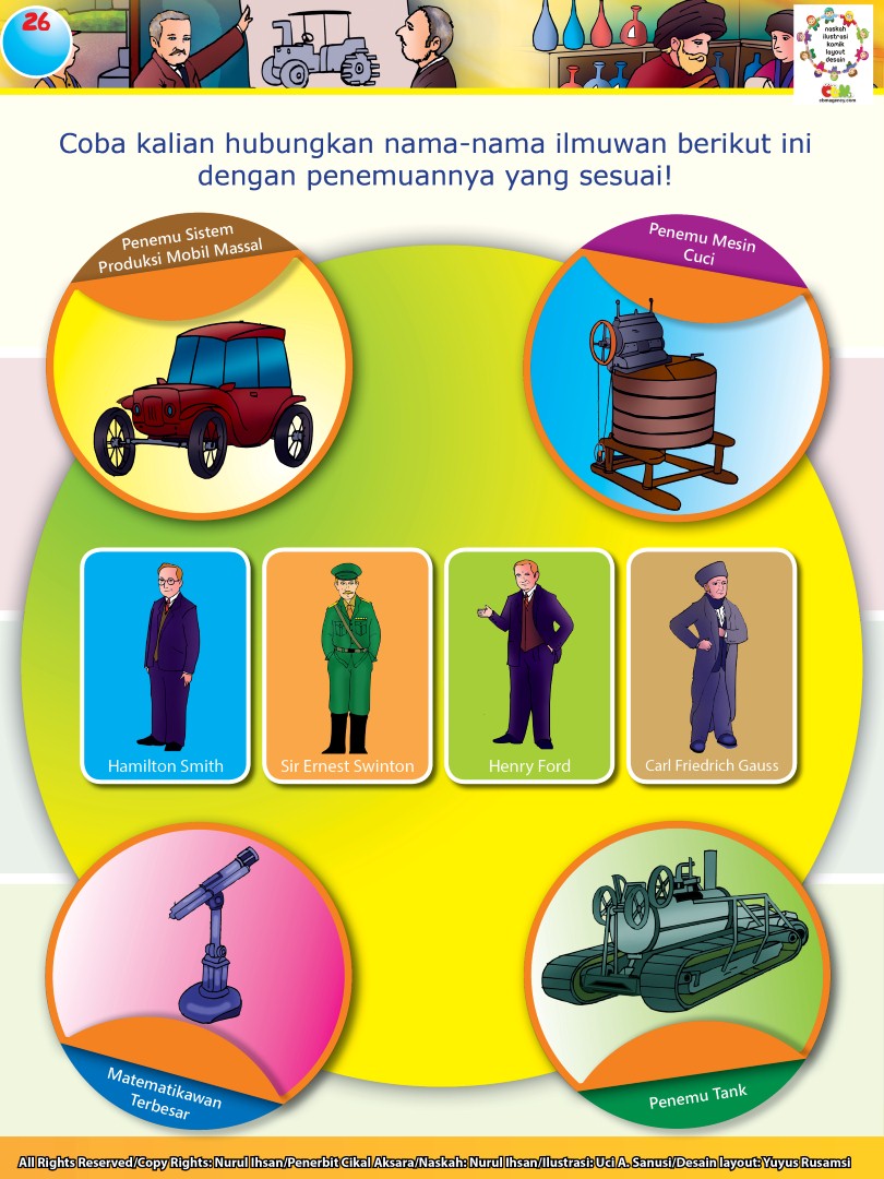 100 ilmuwan dan penemu terpopuler di dunia Kuis 1