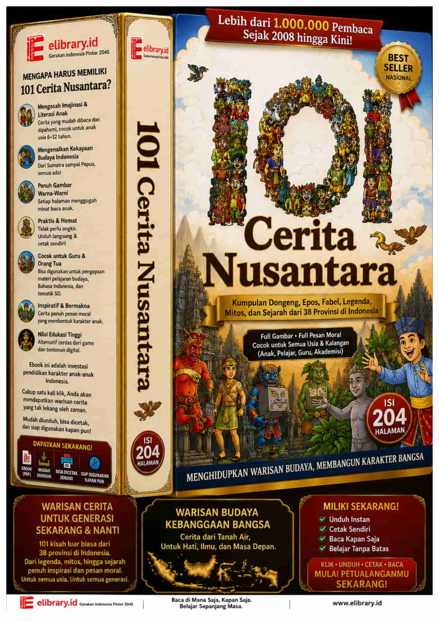 101 Cerita Nusantara Ebook Anak Indonesia