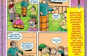 101 Komik Adab Rasulullah, Barisan Shalat Terbaik Ketika Shalat Berjamaah (33)