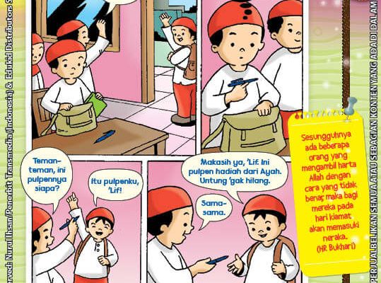 101 Komik Adab Rasulullah, Jujur (3)