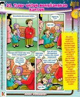 101 Komik Adab Rasulullah, Tidur untuk Menghilangkan Kantuk Ketika Shalat (27)