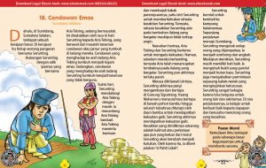 101 cerita nusantara, Cendawan Emas (Cerita Rakyat Sumatera Selatan) (18)