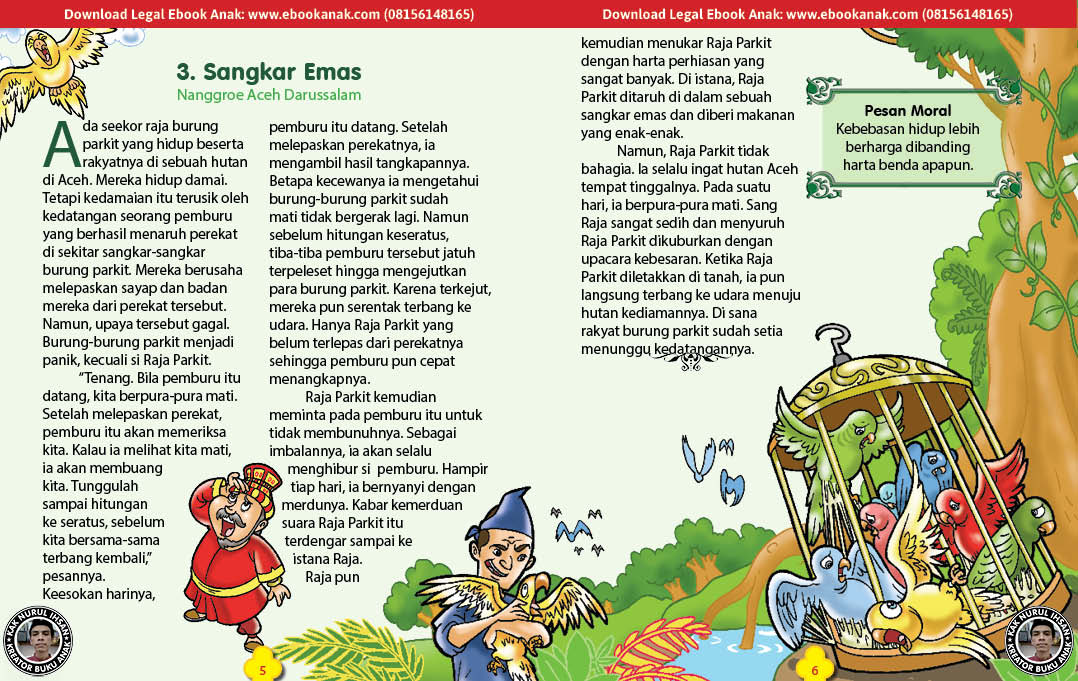101 cerita nusantara, Sangkar Emas (Dongeng Nanggroe Aceh Darussalam) (3)
