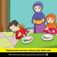 13. Tidak Pernah Mencela Makanan Jika Tidak Suka, 33 Pesan Nabi Muhammad untuk Anak Muslim