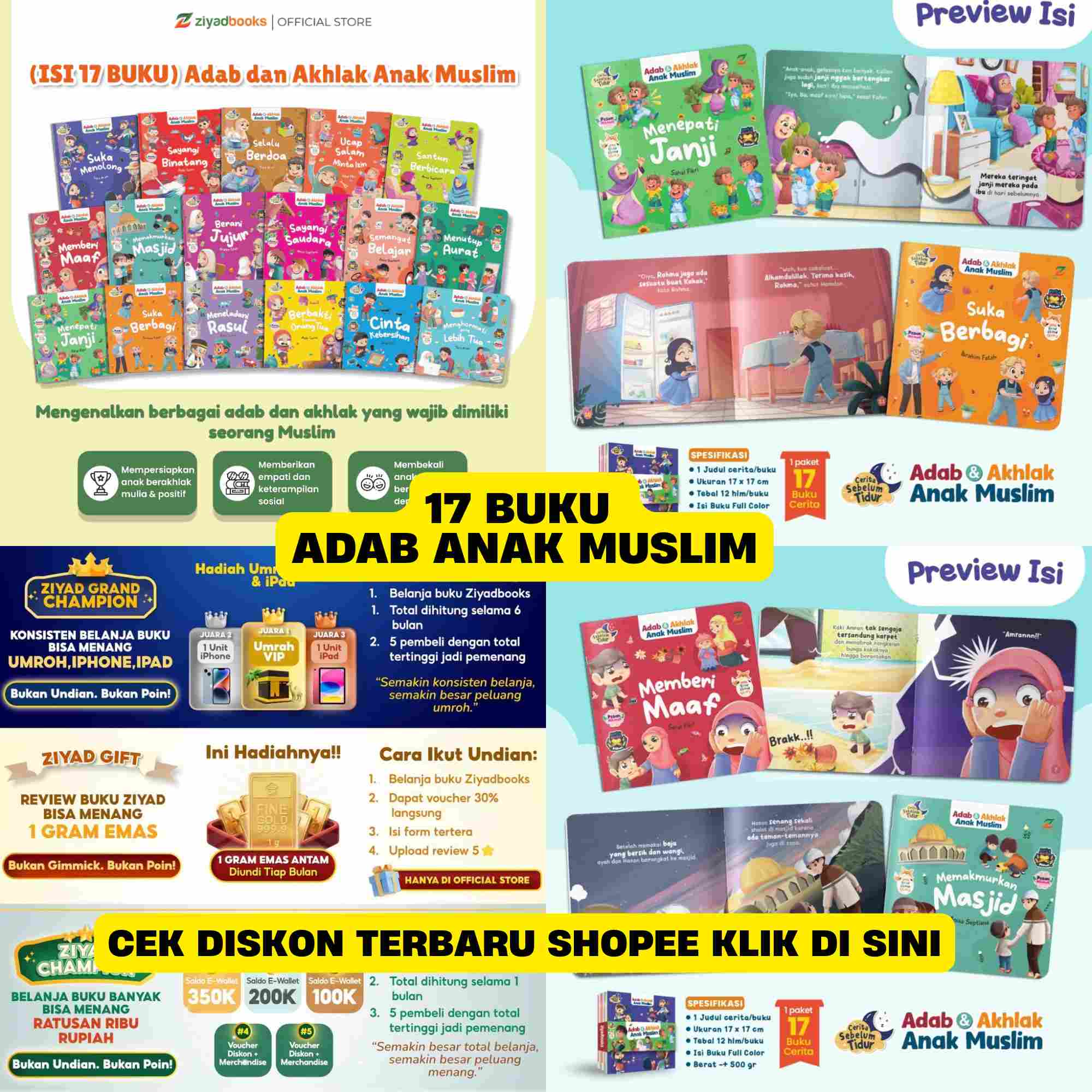17 Buku Adab dan Akhlak Anak Muslim (1)
