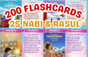 Download printable 200 Flashcards kisah teladan 25 Nabi dan Rasul
