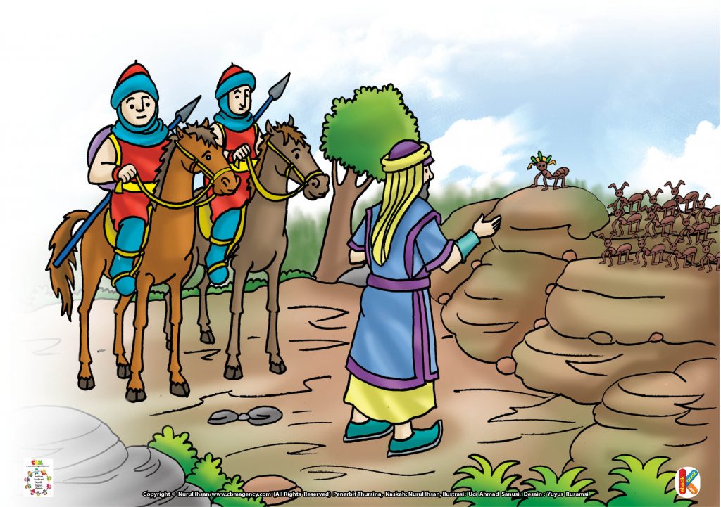 Download Gambar Gratis Asmaul Husna for Kids 1 Ar-Rohmaan Perhatian Nabi Sulaiman Pada Bangsa Semut