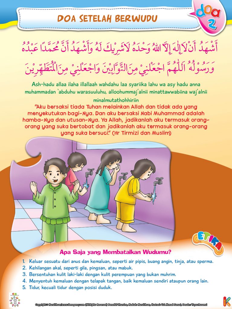 Doa Setelah Berwudhu