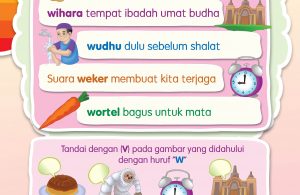 menandai kata berawalan huruf W