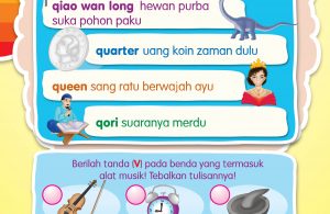 membaca satu suku kata berawalan Q