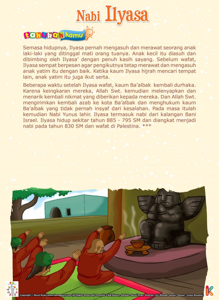 nabi ilyasa dan  kaum ba’albak