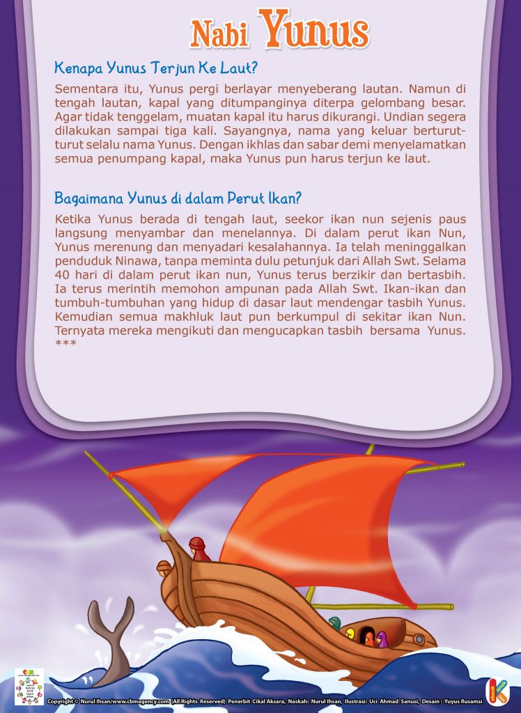 nabi yunus, ditelan ikan nun