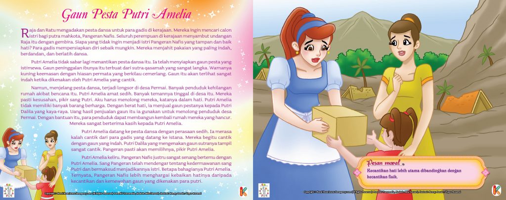 Dongeng 14 gaun pesta putri amelia