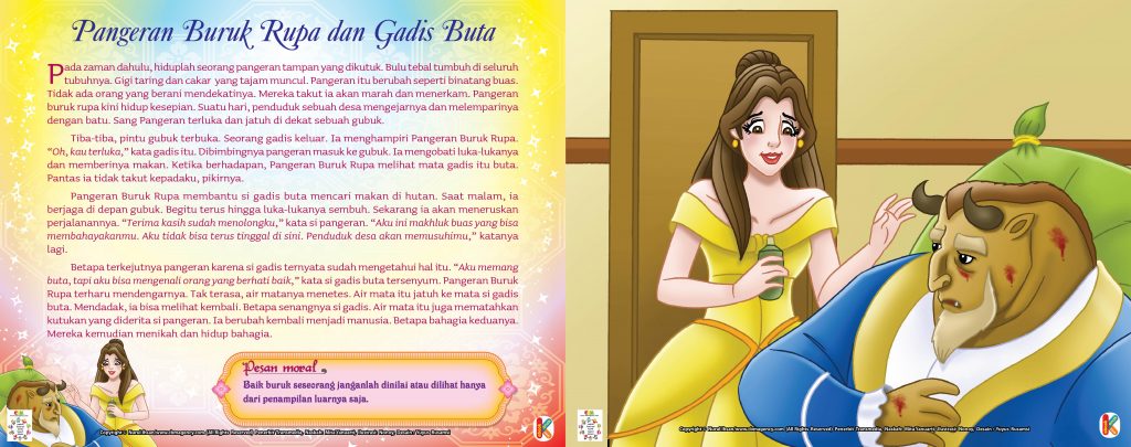 Dongeng 25 pangeran buruk rupa dan gadis buta