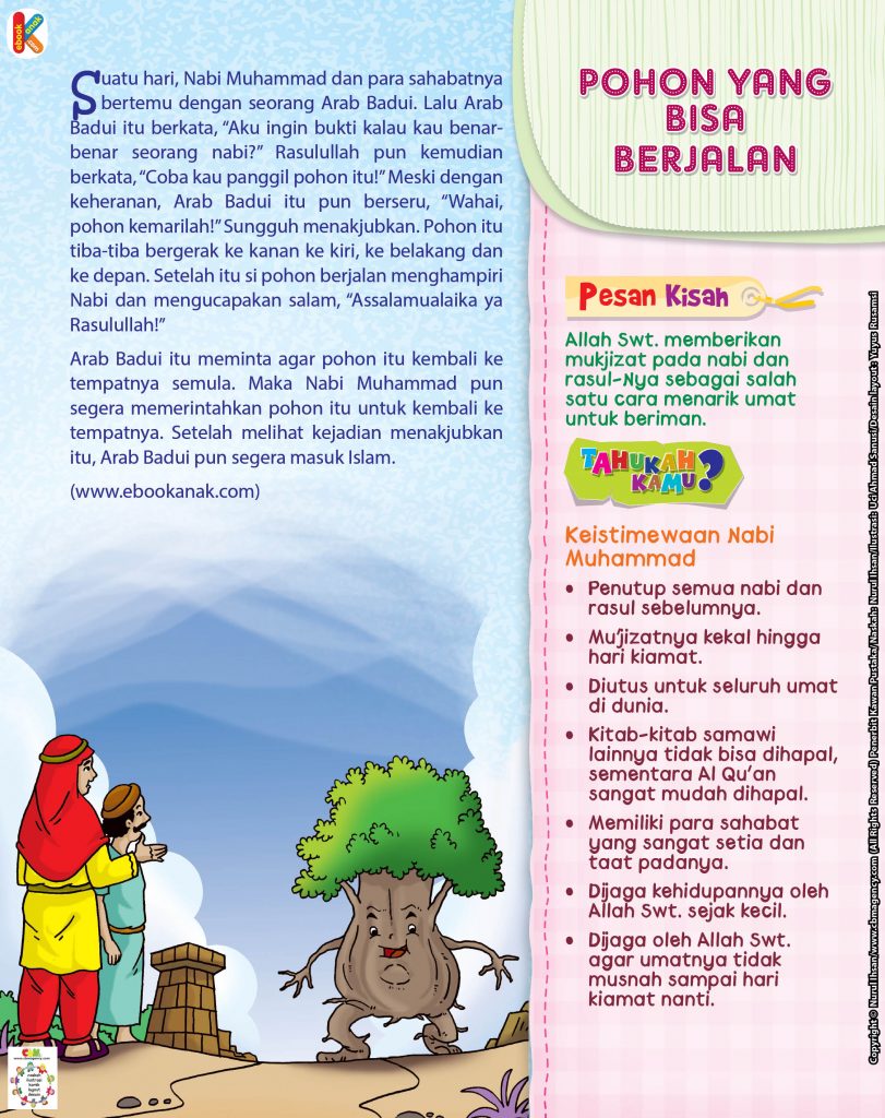 99 Kisah Hebat.jpg 9 pohon yang bisa berjalan