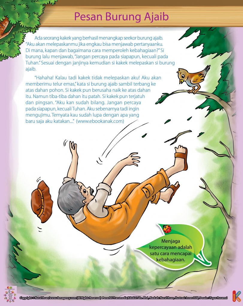 100 Dongeng Fabel Pilihan.jpg 52 pesan burung ajaib