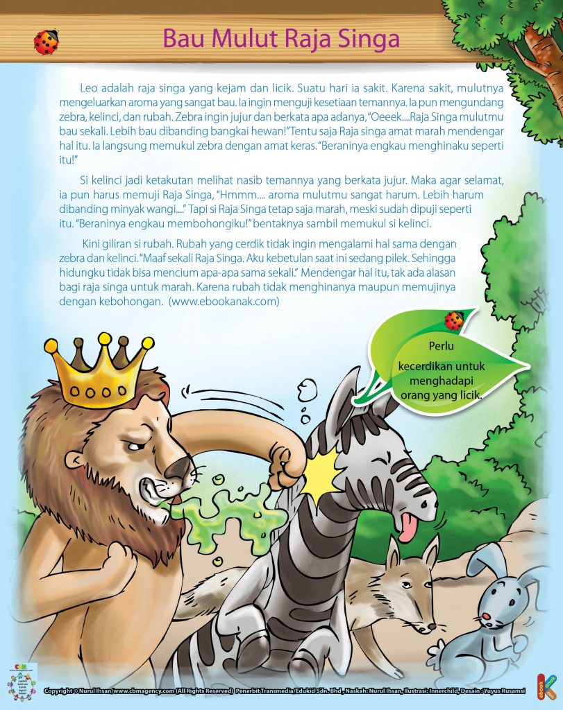 100 Dongeng Fabel Pilihan.jpg 71 bau mulut raja singa