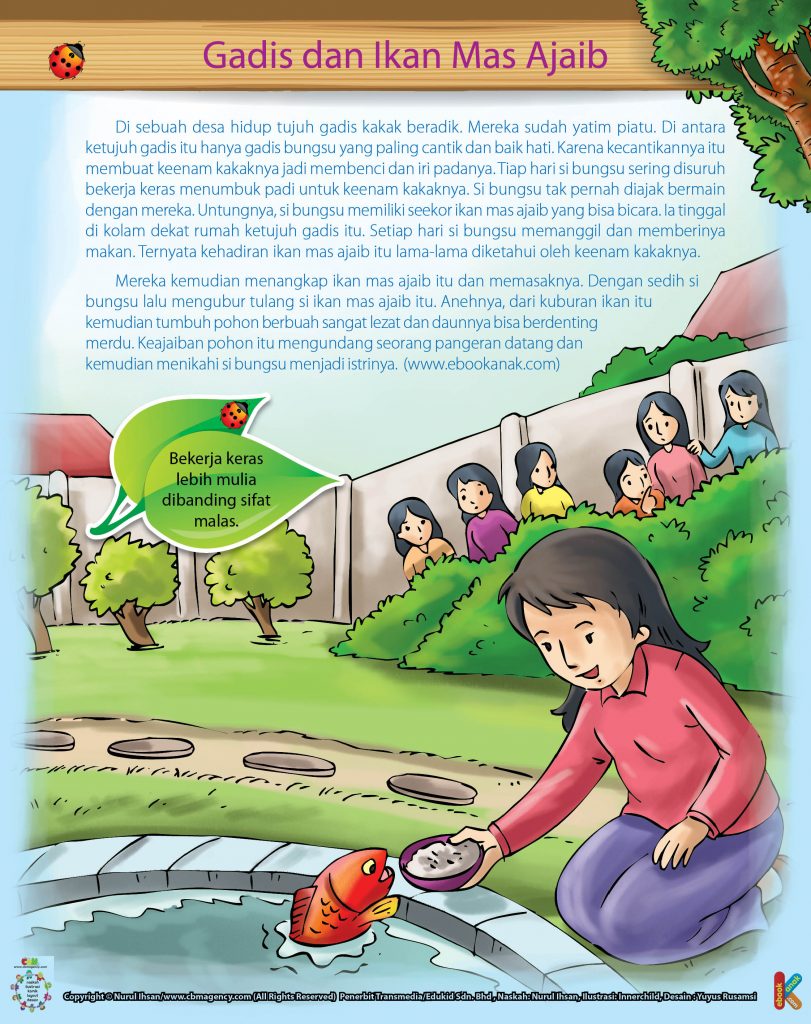 100 Dongeng Fabel Pilihan.jpg 73 gadis dan ikan mas ajaib