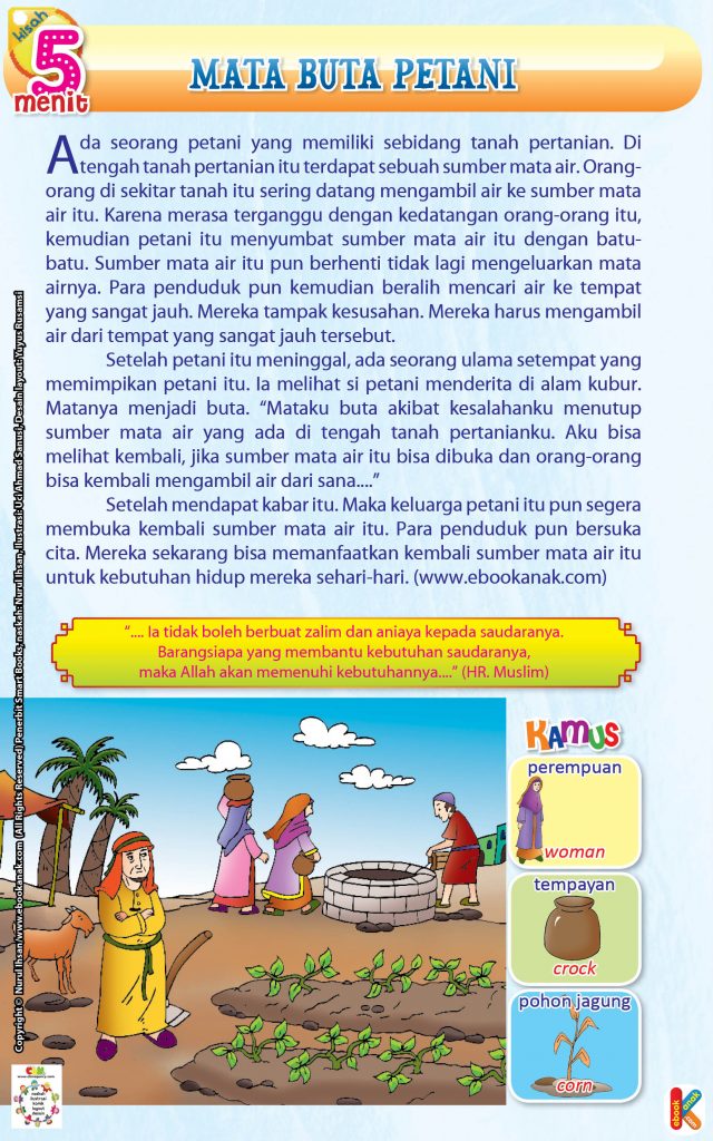 52 kisah teladan untuk Anak Saleh.jpg 46 mata buta petani