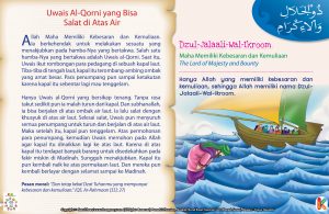 Dan subhanallah, Uwais al-Qorni bisa berjalan di atas ombak air laut.