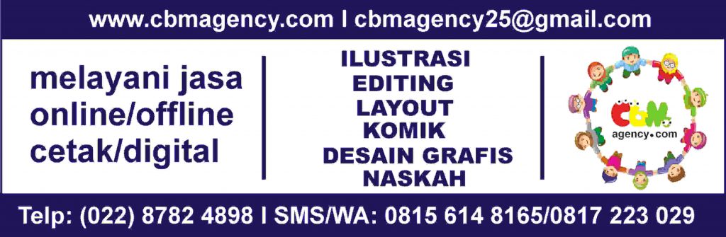 jasa ilustrasi, komik, layout/setting, dan desain grafis.