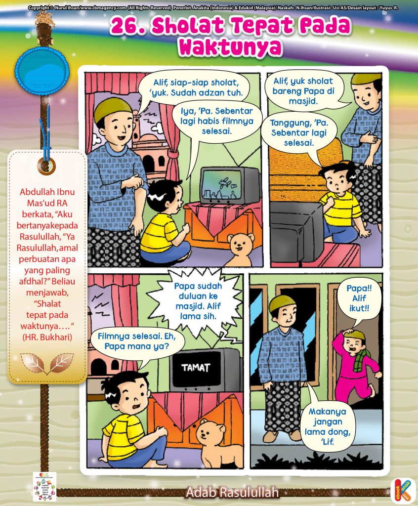 101-komik-adab-rasulullah-26-shalat-tepat-pada-waktunya