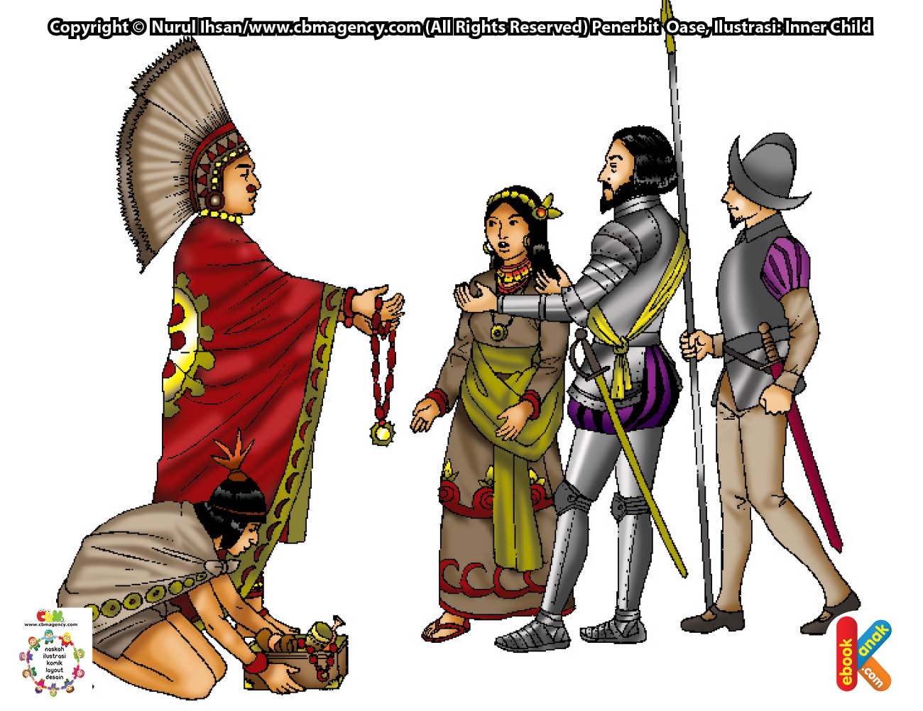 Hernan Cortes berlayar ke Dunia Baru di bawah dukungan Spanyol untuk menemukan dan menaklukkan wilayah itu.