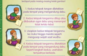 Namun bedanya, tayamum menggunakan debu atau tanah, sedangkan wudhu menggunakan air.