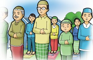keutamaan shalat idul fitri dan idul adha di lapangan.