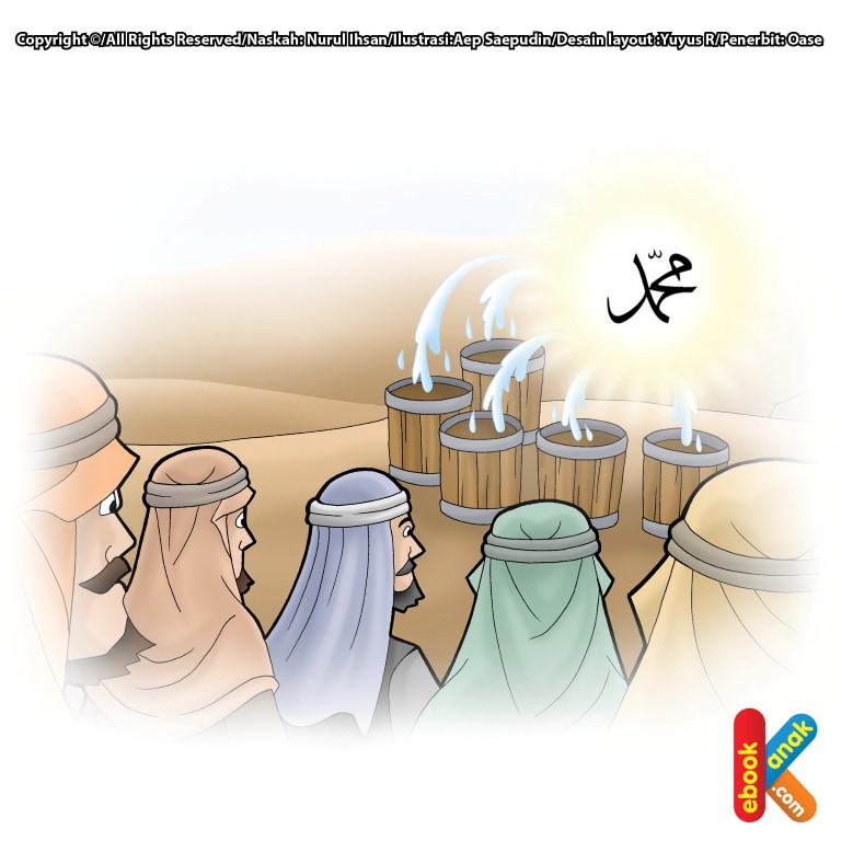 Jari-Jemari Rasulullah Memancarkan Air