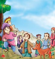 download gratis Ilustrasi Ashabul Kahfi dan Anjingnya Tertidur 309 Tahun