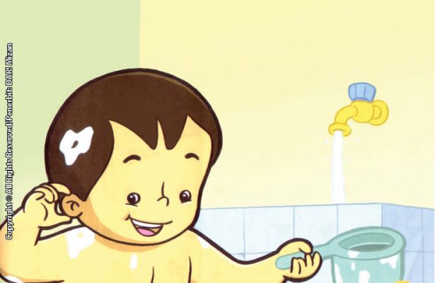 Tiap Hari Aku Rajin Bersihkan Kotoran Telinga.