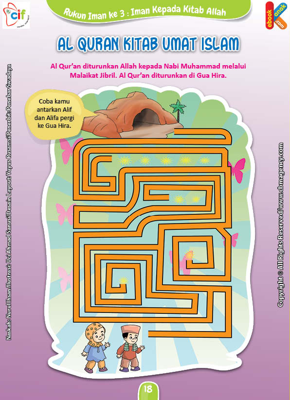 Download Gratis Worksheet Al Quran Kitab Umat Islam