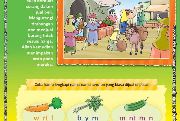 Download Gratis Worksheet Nabi Syuaib