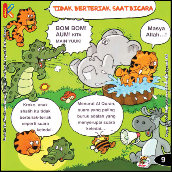 Anak Shalih Tidak Suka Berteriak Saat Bicara