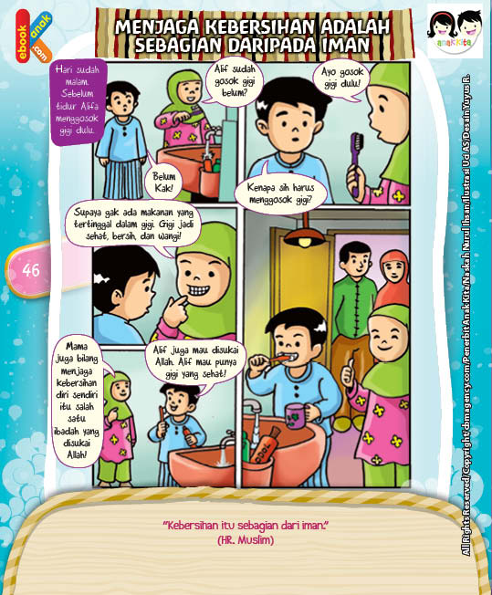 Komik Hadits Kebersihan Sebagian dari Iman