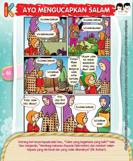 Komik Hadits Ciri Ciri Islam yang Baik Kata Nabi