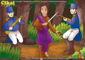 ilustrasi 100 pahlawan Indonesia Cut Nyak Meutia Berjuang Dengan Menyerang Pos-Pos Belanda