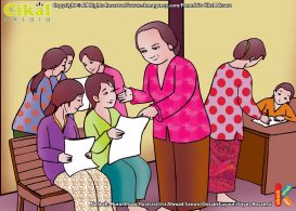 ilustrasi 100 pahlawan Indonesia Raden Dewi Sartika Pendiri Sekolah Perempuan Pertama di Zaman Hindia Belanda