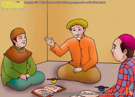 ilustrasi tokoh 100 pahlawan Indonesia KH. Ahmad Dahlan Pendiri Muhammadiyah Yang Berhaji Saat Usia 15 Tahun