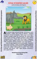 Seri Dongeng Binatang Terbaik Dunia Singa Sombong yang Takut Kepada Gajah