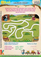Worksheet Mencari Jejak Worksheet PAUD TK Mengenal Warna (2)