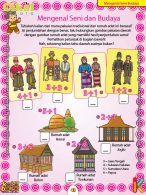 buku pintar aktivitas TK A-B Worksheet PAUD TK A-B Mengenal Rumah Adat dan Pakaian Adat