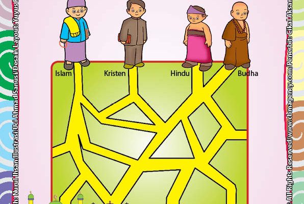 Worksheet PAUD TK A-B Mengenal Tempat Ibadah
