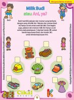 buku pintar aktivitas TK A-B3 Worksheet PAUD TK A-B Mengenal Benda di Sekitar