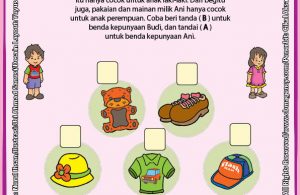 Worksheet PAUD TK A-B Mengenal Benda di Sekitar